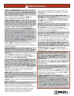 Preview for 3 page of Valor 780JP (LPG) Owner'S Manual