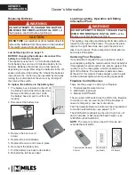 Preview for 8 page of Valor 780JP (LPG) Owner'S Manual