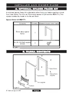 Предварительный просмотр 6 страницы Valor 855 Dimension Installer And Owner Manual