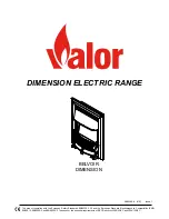 Valor BELVOIR DIMENSION Instructions For Use Manual preview