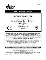 Valor BR417 VA Installer'S Manual предпросмотр