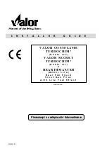 Valor COSYFLAME TURBOCHIM 528 Installer'S Manual preview