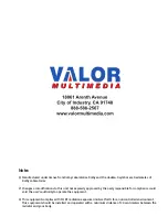 Предварительный просмотр 44 страницы Valor DD-806W Owner'S Manual