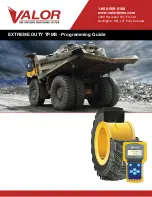 Valor EXTREME DUTY TPMS Programming Manual предпросмотр