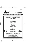 Valor favourite 322 Installation & Servicing Instructions Manual preview