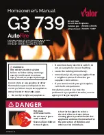 Preview for 1 page of Valor G3 739 Owner'S Manual