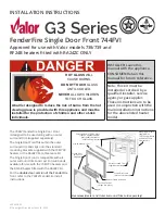 Valor G3 Series Installation Instructions Manual preview