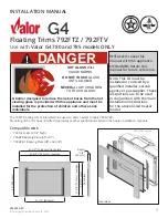 Valor G4 792FTZ Installation Manual preview