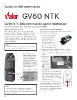 Preview for 4 page of Valor GV60 NTK Operation Manual