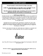 Preview for 2 page of Valor Heartbeat Oxysafe 2 339 Installer And Owner Manual