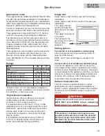 Preview for 19 page of Valor HORIZON 534JN Installation & Owner'S Manual