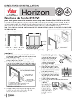 Preview for 2 page of Valor Horizon 615CVI Cast Surround Installation Manual