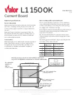 Preview for 1 page of Valor L1 1500K Manual