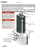 Preview for 22 page of Valor Legend G3.5 700JN Owner'S Manual