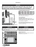 Preview for 8 page of Valor LEGEND G4 780IN (NG) Installation & Operating Instructions Manual