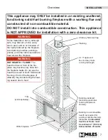 Preview for 7 page of Valor LEGEND G4 785ILN (NG) Installation And Owner'S Manual