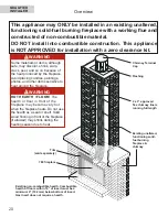 Preview for 20 page of Valor Legend G4 Series Installation & Owner'S Manual