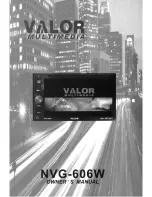 Valor NVG-606W Owner'S Manual preview