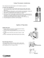 Preview for 16 page of Valor Portrait 530ICN/ICP Installation & Operating Instructions Manual