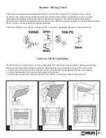 Preview for 21 page of Valor Portrait 530ICN/ICP Installation & Operating Instructions Manual