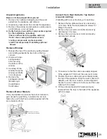 Preview for 29 page of Valor Portrait 530ILN/ILP Installation & Owner'S Manual