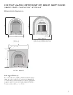 Preview for 7 page of Valor Portrait Cast Arch Fronts 539 Series Installation Manual