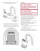 Preview for 21 page of Valor Portrait Cast Arch Fronts 539 Series Installation Manual