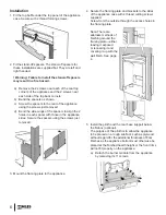 Preview for 6 page of Valor President ZC Cast Front 536CXB Installation Manuals