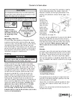 Предварительный просмотр 17 страницы Valor Retrofire F24BN Installation And Owner'S Manual