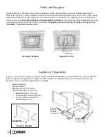 Preview for 12 page of Valor RetroFire RF24DN Installation And Owner'S Manual