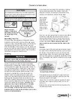 Preview for 19 page of Valor RetroFire RF24DN Installation And Owner'S Manual