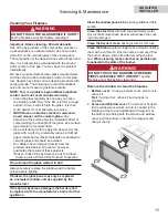 Preview for 15 page of Valor Retrofire RF24KBN Installation & Owner'S Manual