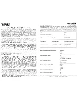 Предварительный просмотр 9 страницы Valor RM-890W Instruction Manual