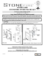 Valor STONEFIRE SF10BL Installation Instructions Manual preview