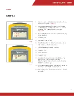 Preview for 17 page of Valor tpms Setup Manual