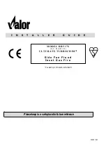 Preview for 1 page of Valor Ultimate Turbochim BR517S Installer'S Manual