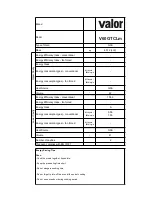 Предварительный просмотр 26 страницы Valor V60GTCLm Operating And Installation Instructions