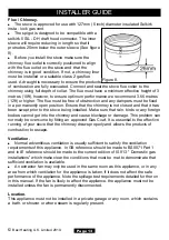 Preview for 13 page of Valor Vega 200 Gas Installer And Owner Manual