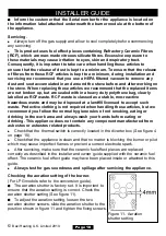 Preview for 18 page of Valor Vega 200 Gas Installer And Owner Manual