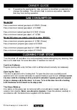 Preview for 25 page of Valor Vega 200 Gas Installer And Owner Manual