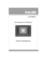 Preview for 1 page of Valor VH-700WCN Operation Manual