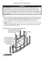 Предварительный просмотр 12 страницы Valor Vogue 1300IRN Installation & Operating Instructions Manual