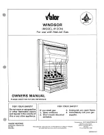 Valor Windsor 412CN Owner'S Manual preview