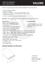 Preview for 1 page of Valore 130W-PD Quick Start Manual