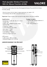 Preview for 1 page of Valore AC86 Instructions