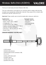 Preview for 1 page of Valore AC8810 Quick Start Manual