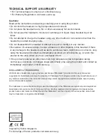 Preview for 4 page of Valore Attivo BTS25 Quick Start Manual