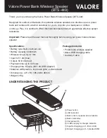 Valore BTS-449 User Manual предпросмотр