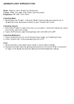 Предварительный просмотр 4 страницы Valore BTS34 Quick Start Manual