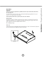 Предварительный просмотр 11 страницы Valore Cascade VCA-E30AS Use, Care And Installation Manual